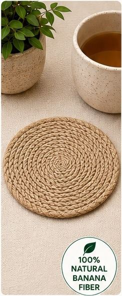 Braided coaster