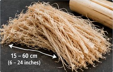 Grade B: medium fibre