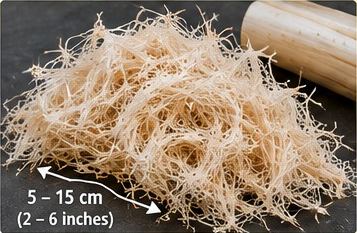 Grade C: short fibre