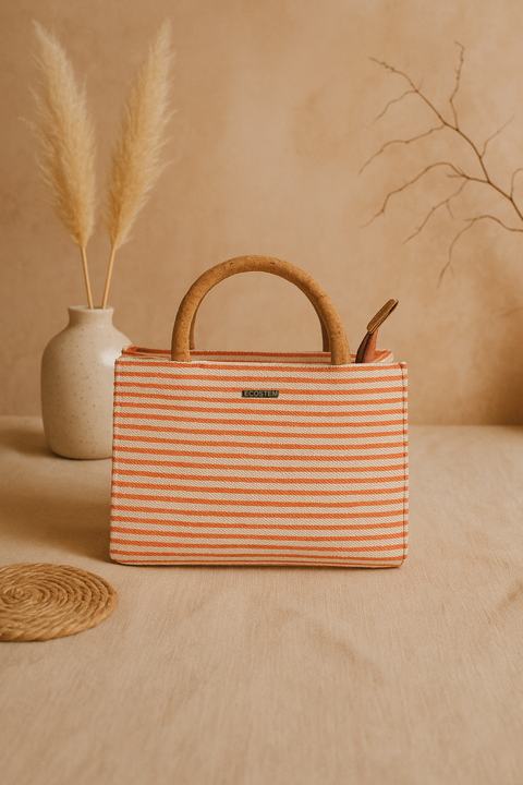 Banio tote bag in orange