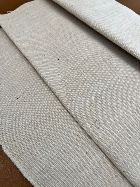 Natural woven banana-blend fabric